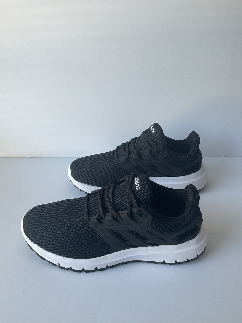Adidas Energyfalcon Men’s Size 9 Black White Running Athletic Shoes
